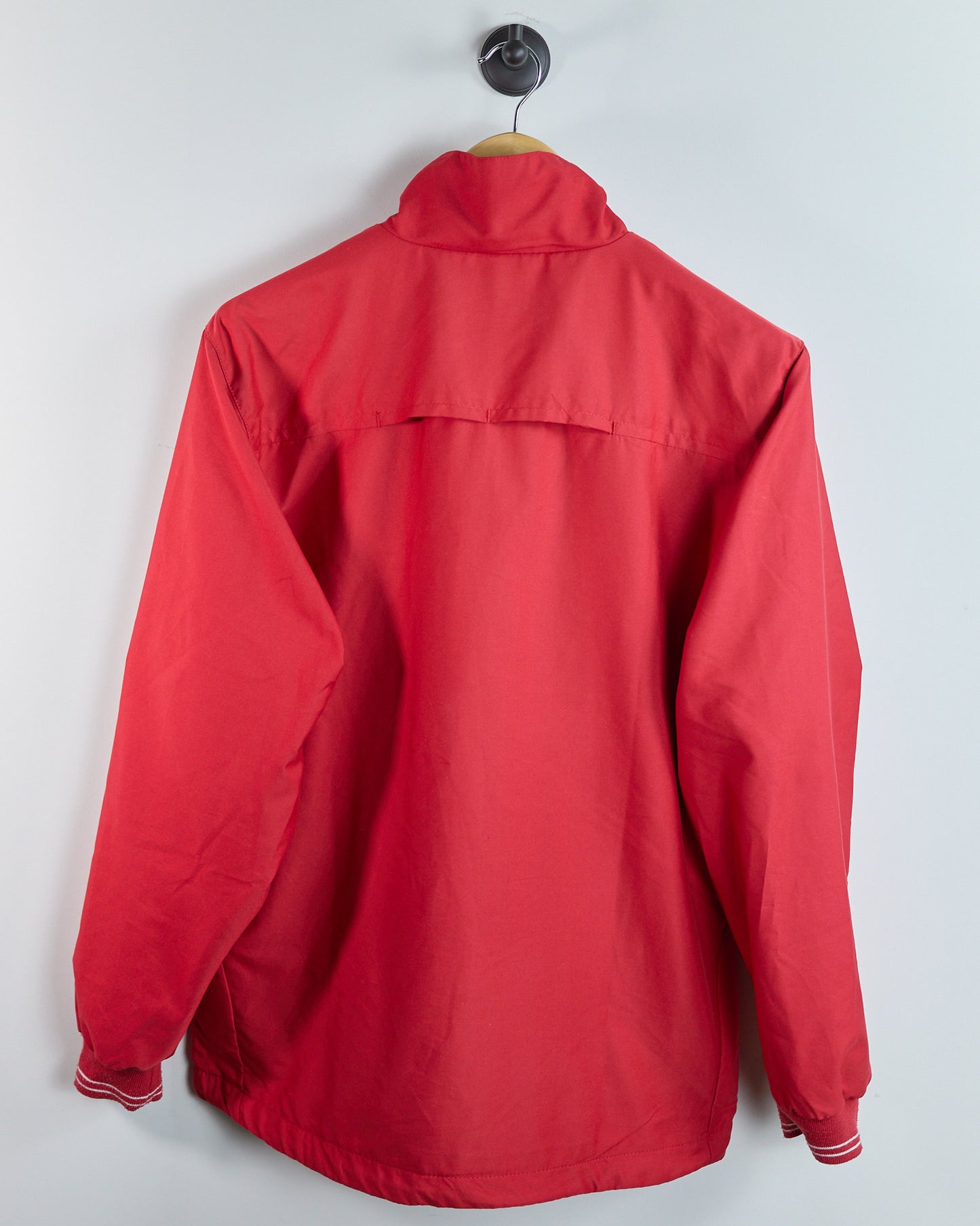 90s Nike Golf Red Long Sleeve Quarter Zip Windbreaker (M)