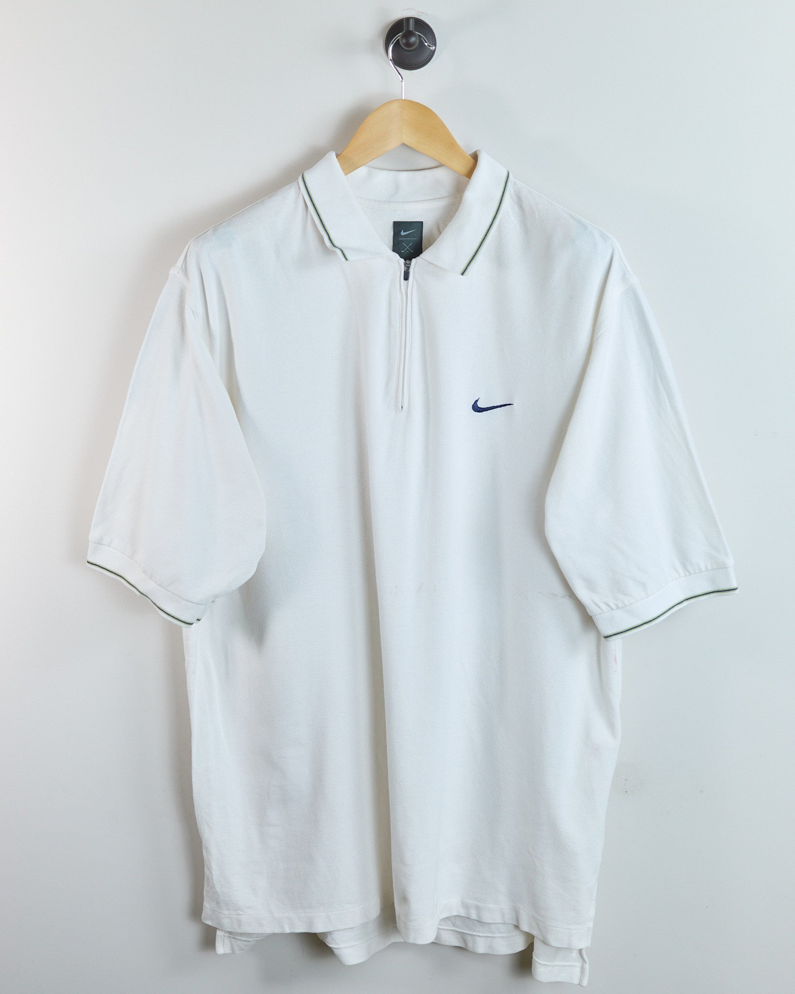 90s Nike Golf White Zip Up Polo (XL) | Rules of Golf – The Rules