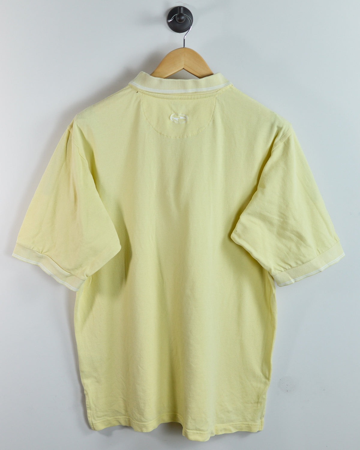 90s Nike Golf Tiger Woods Yin Yang Yellow Zip Up Polo (M)