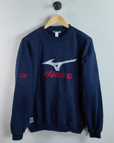 90s Mizuno Golf Blue Crew Neck Jumper (L)