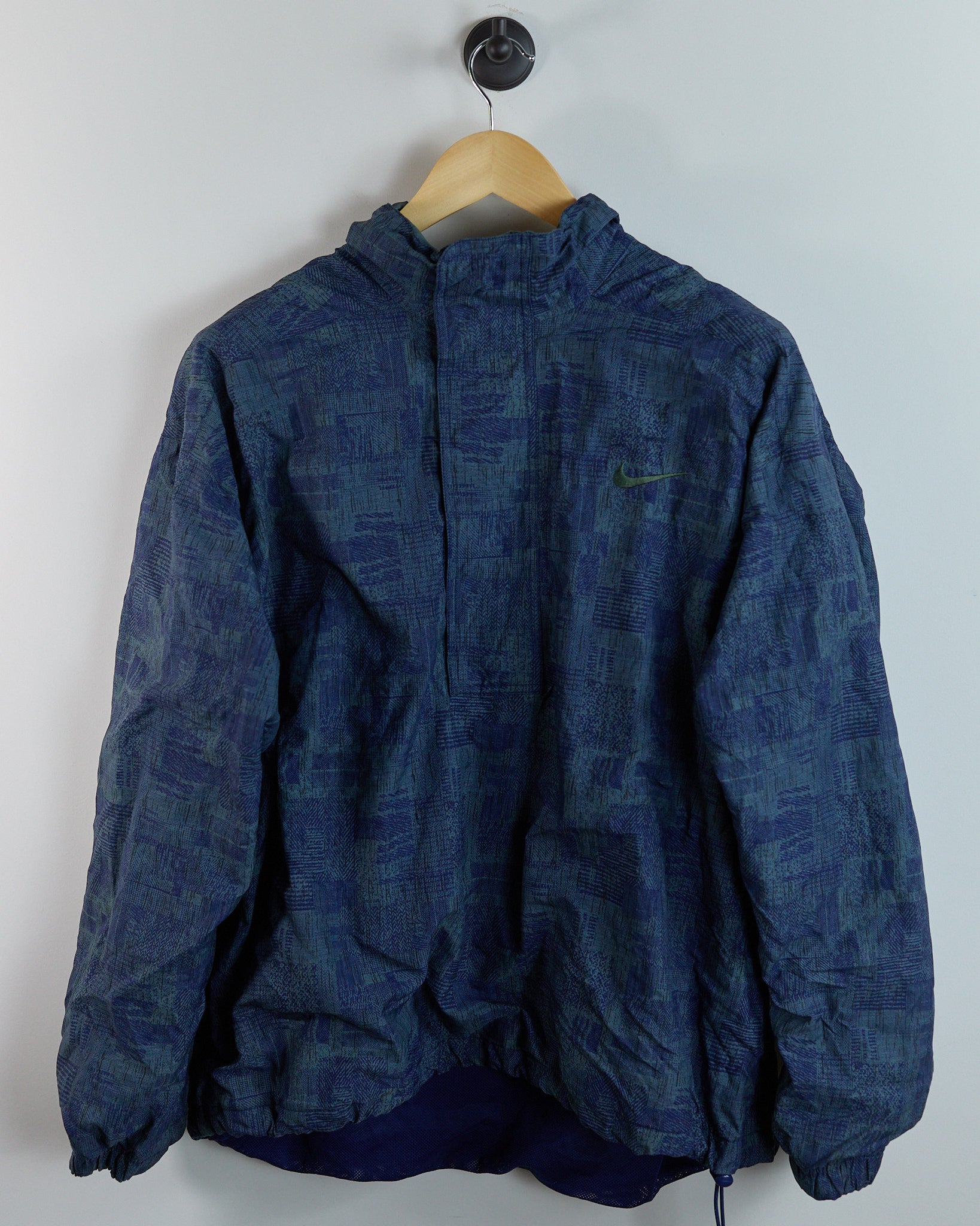90S OLD NIKE GOLF 総柄 アノラック ジャケット 90s Nike Golf Blue Zip Up Windbreaker (XL) | Rules of Golf – The