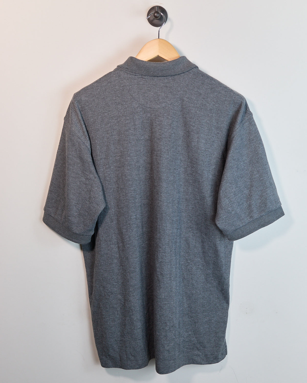 Early 00s Nike Golf Tiger Woods Dark Grey Short Sleeve Polo (L)