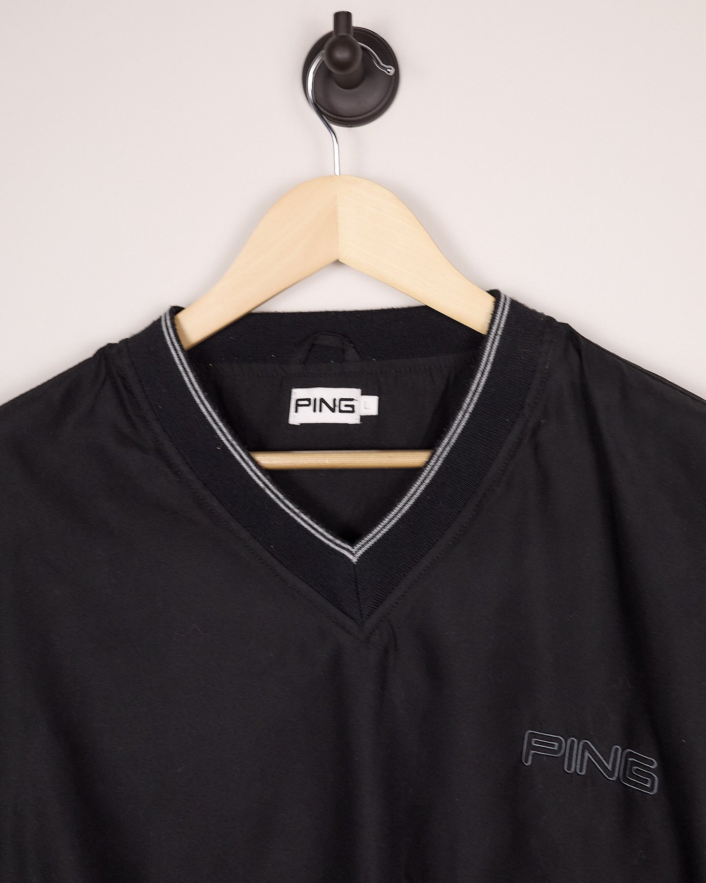90s Ping Golf Black/Grey Windbreaker (L)