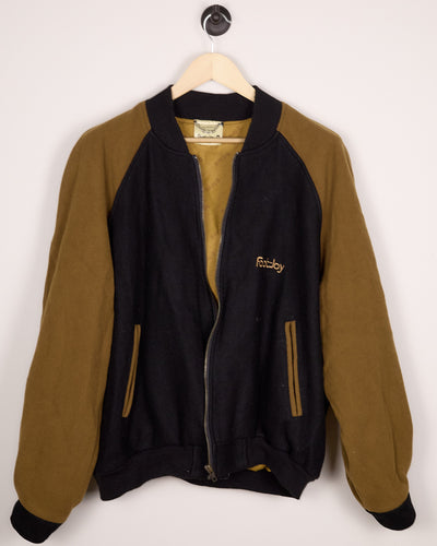 80s/90s FootJoy Black/Brown Full-Zip (XL)