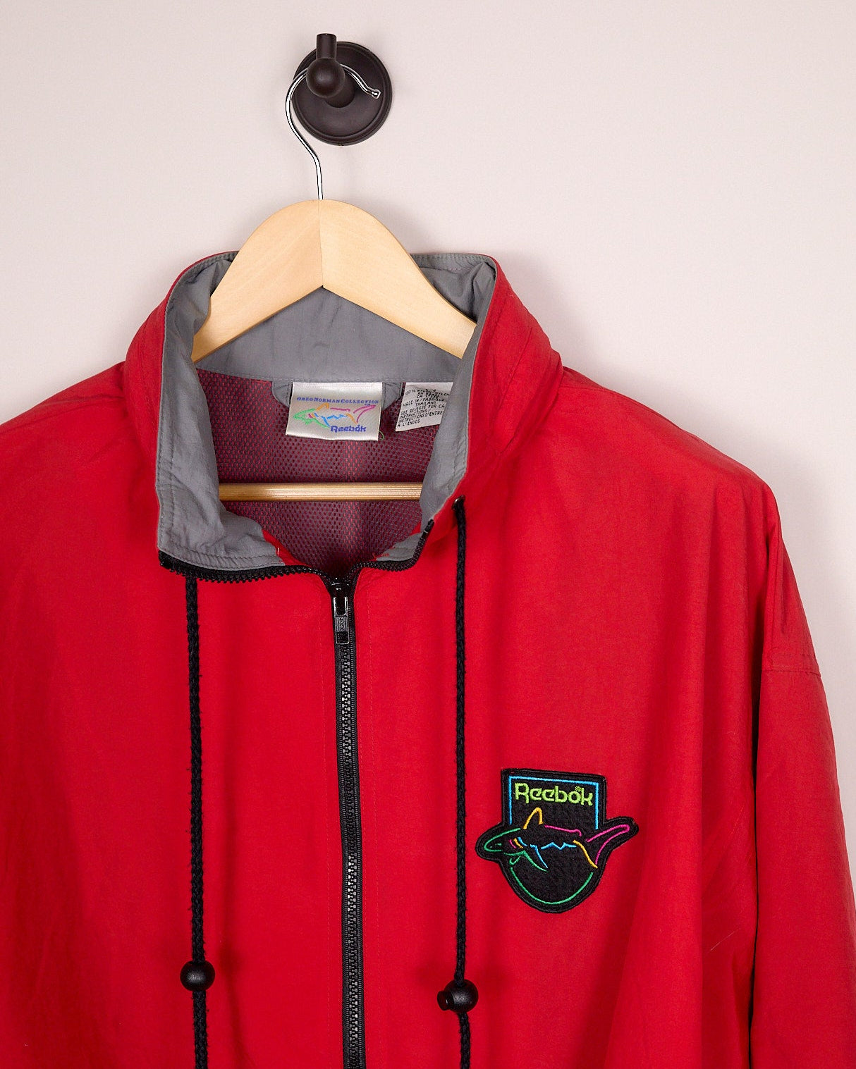 Early 90s Reebok x Greg Norman Red/Black Full-Zip (L)