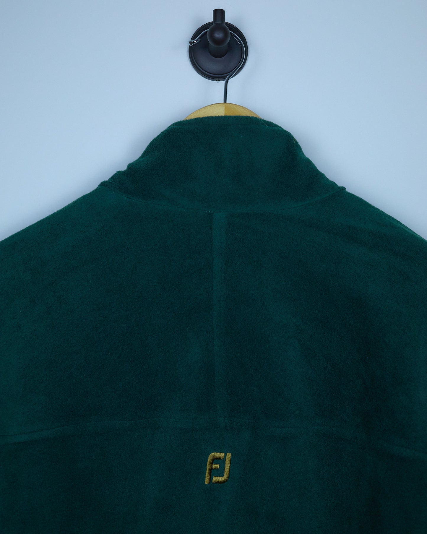 Early 90s FootJoy Beige/Green Reversible Quarter Zip Jacket (XL)
