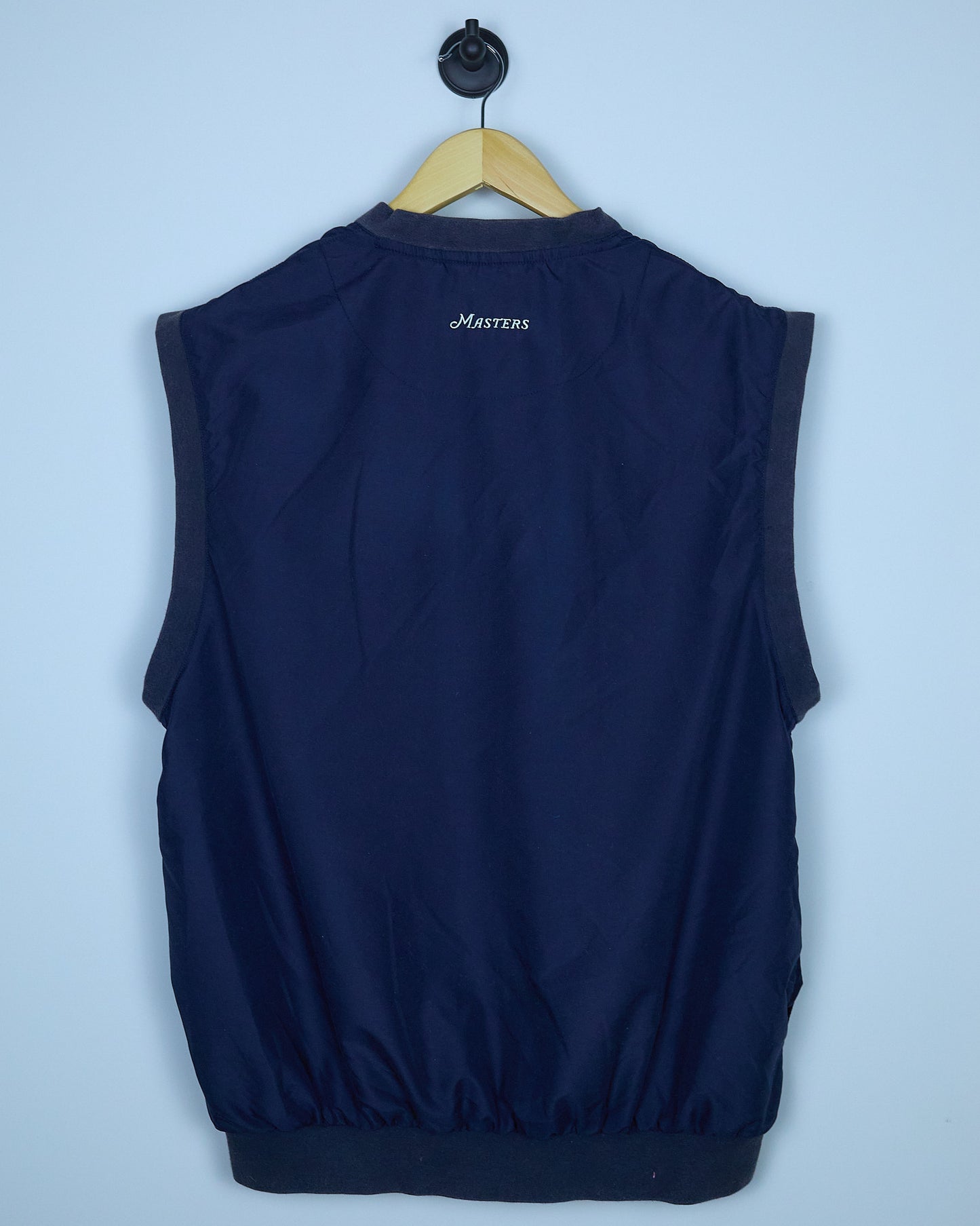 Early 90s Augusta Masters Blue V Neck Gilet (M)
