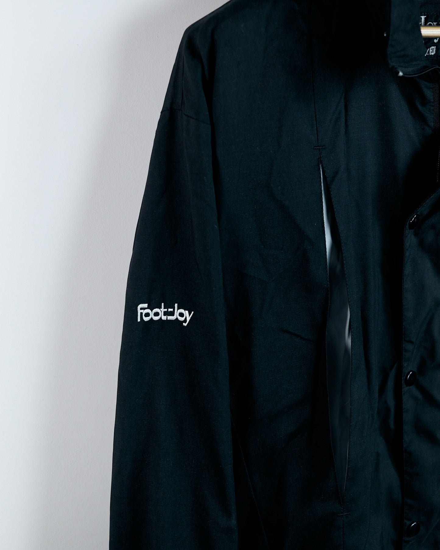 90s Titleist Black/White Windbreaker Full Zip Jacket Popper Covering (