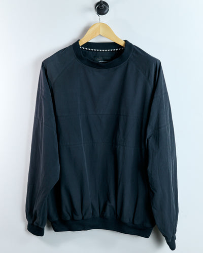 90s Greg Norman Black Crew Neck Windbreaker (L)
