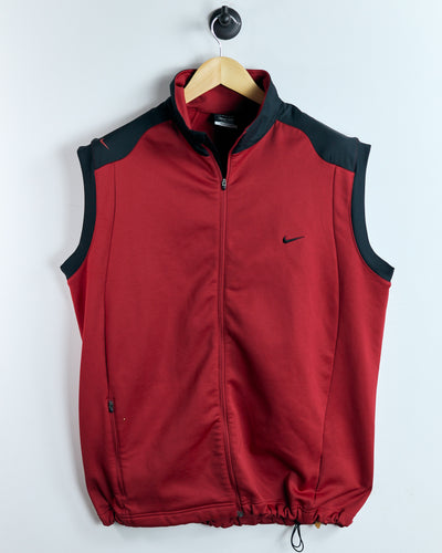 2010s Nike Golf Sunday Red/Black Therma-Fit Gilet (L)