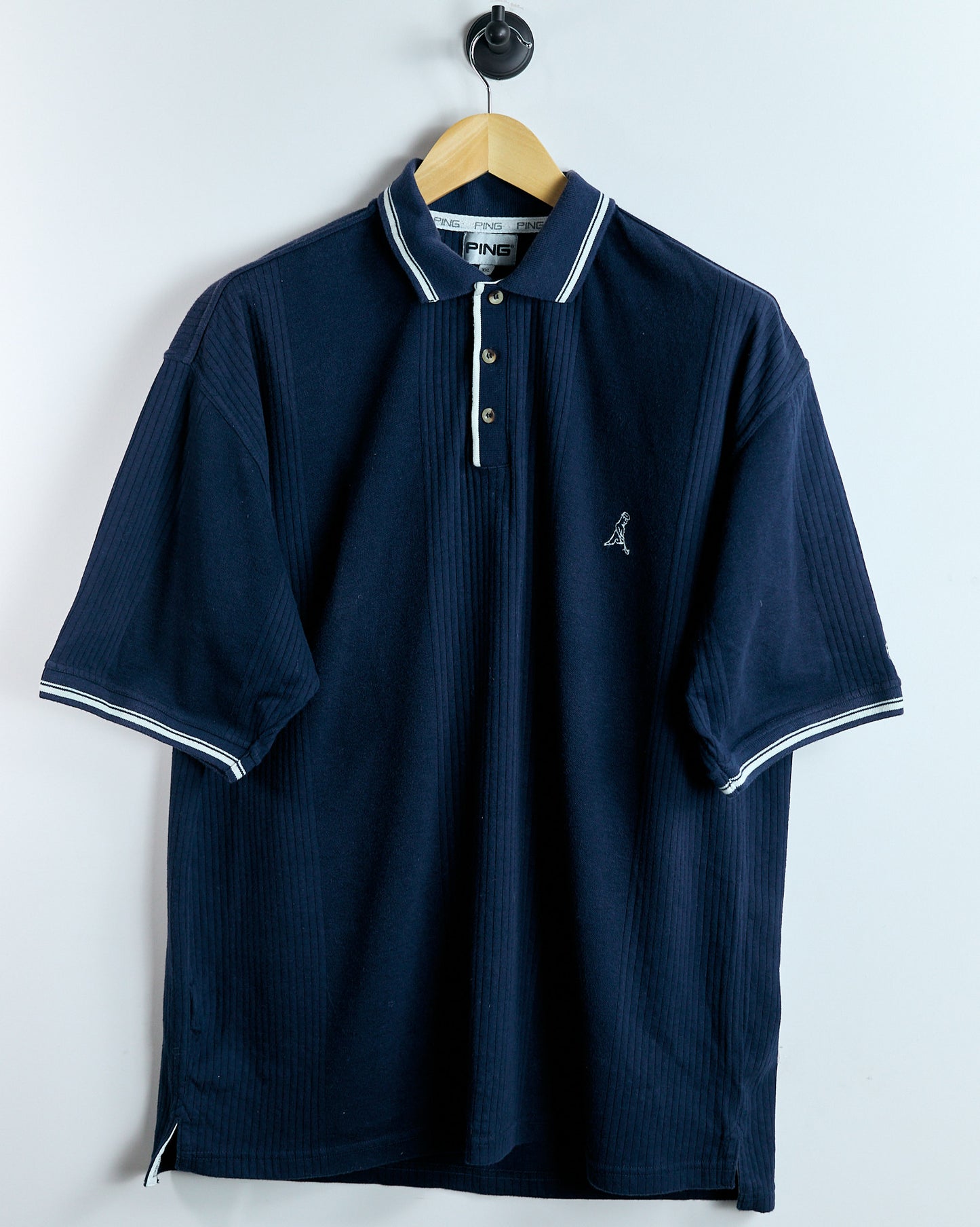 90s Ping Navy Blue Polo (XXL)