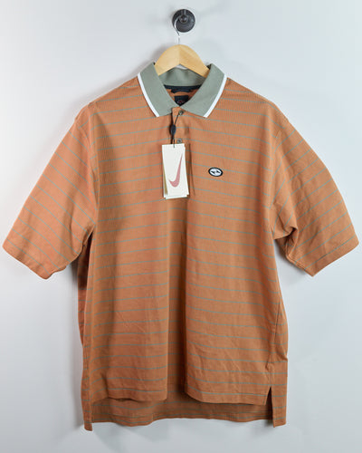 90s Nike Golf Orange/Grey Polo - new with tags (XL)