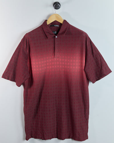 Early 00s Nike Golf Red/Black Polo (XL)