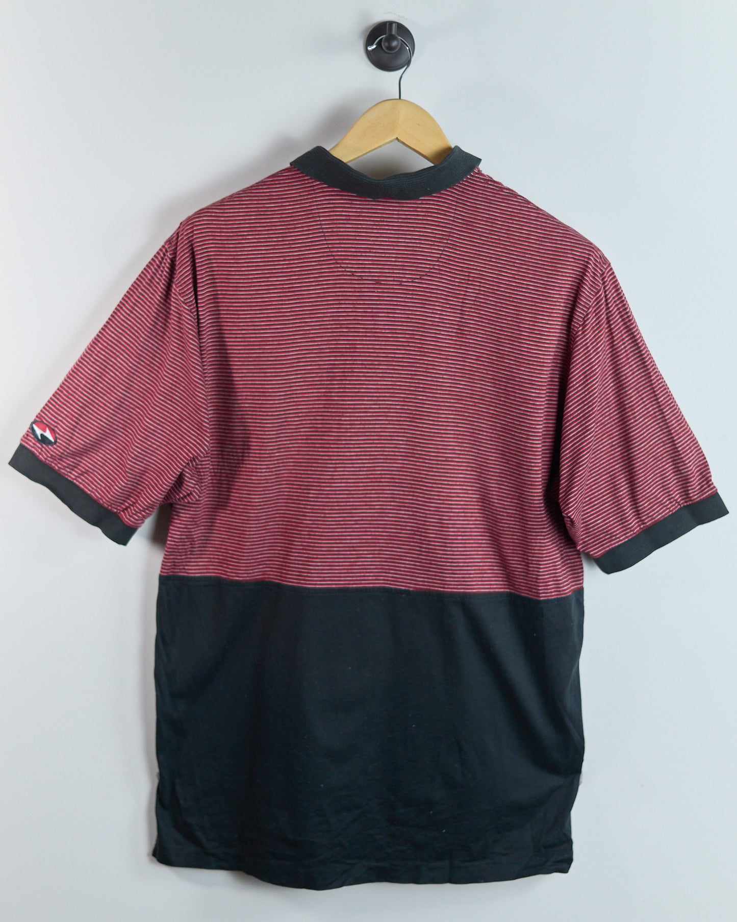90s Nike Golf Black and Red Yin Yang Polo (L)