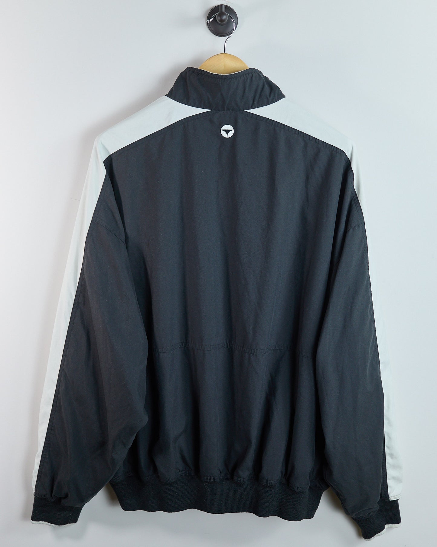 90s TaylorMade Black/White Half Zip Windbreaker (XL)