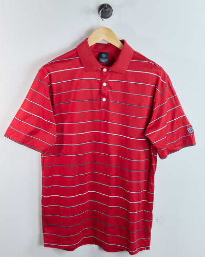 90s Nike Golf Red/Black Polo (L)