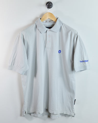 90s TaylorMade Grey/Blue Polo (M)