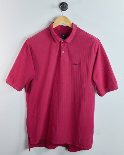 80s to early 90s Nike Golf Red Polo (M)