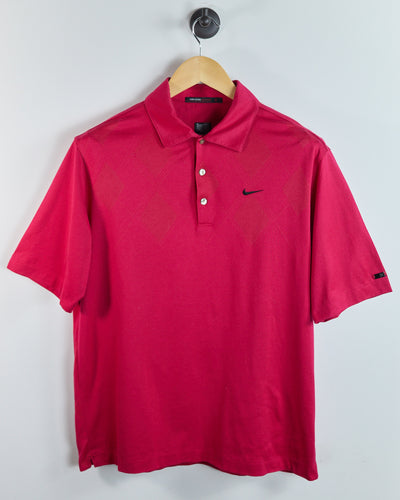 90s Nike Golf Tiger Woods Red Polo (M)