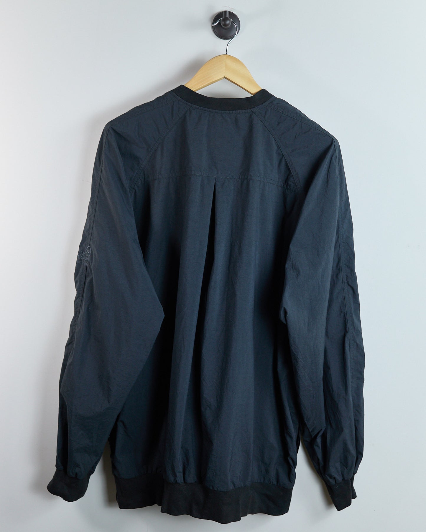 Early 00s Nike Golf Black Windbreaker, Butch Harman (XL)