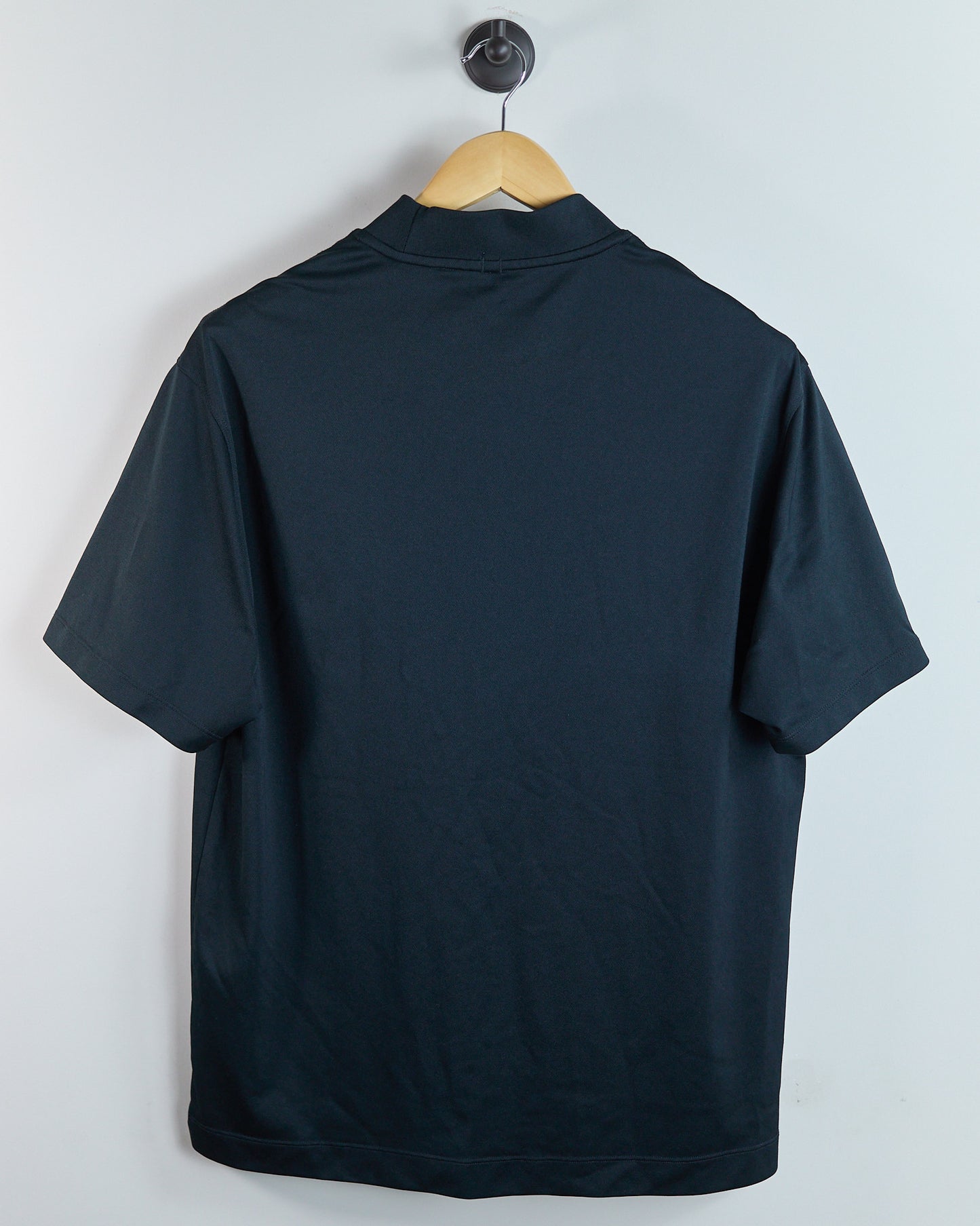 90s Nike Golf Black Short Sleeve Mock Neck, Torrey Pines (L)