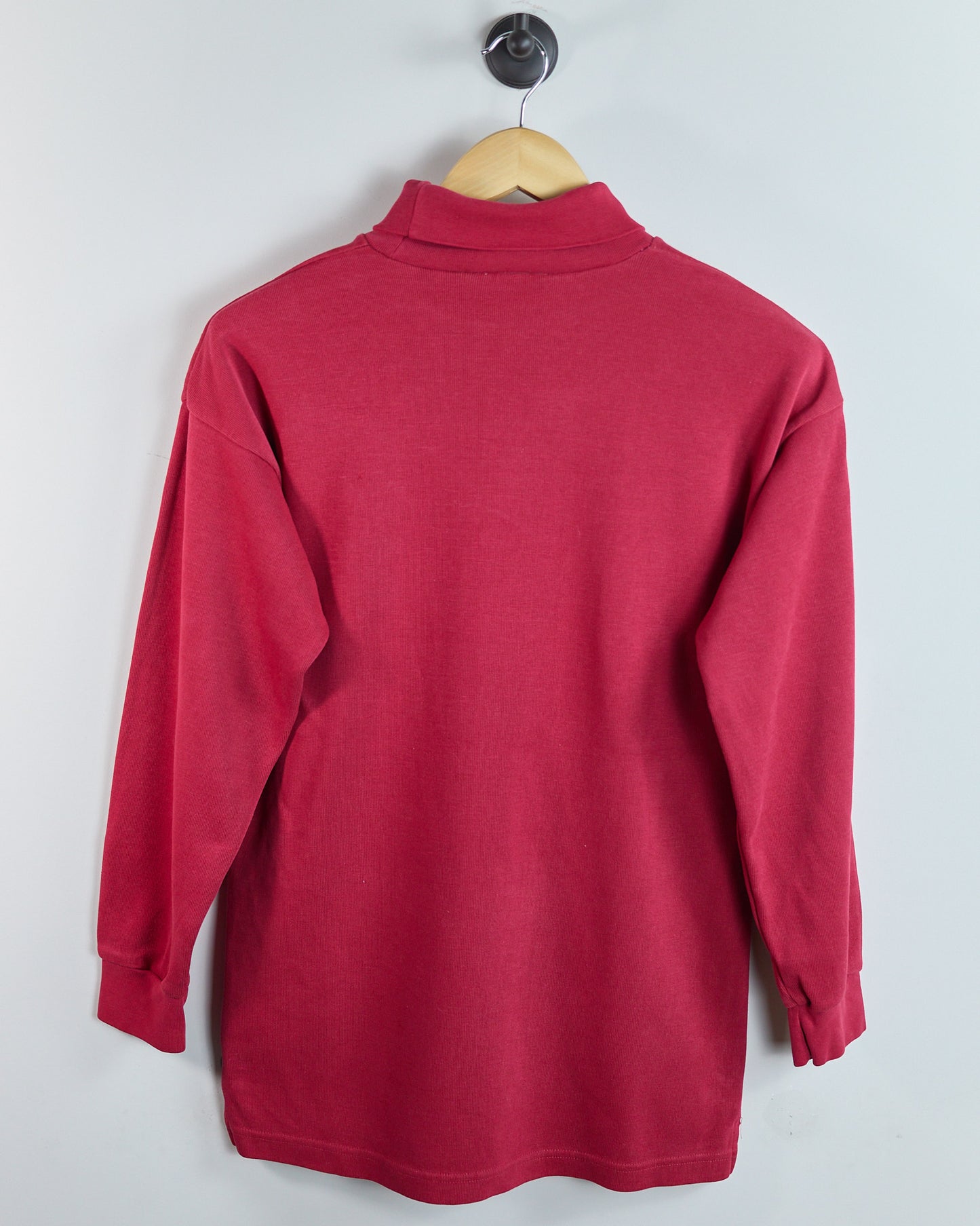 90s Adidas Golf Dark Red Long Sleeve Turtle Neck (M)