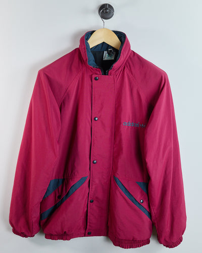 80s Adidas Golf Red Zip Up Windbreaker (S but bigger)