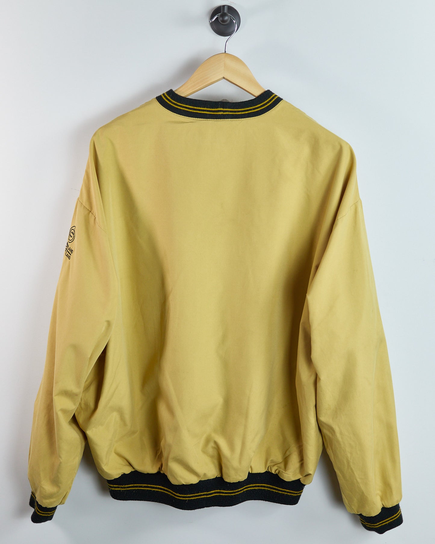 80s to early 90s Sunderland of Scotland Mustard Crew Neck Windbreaker (XL)