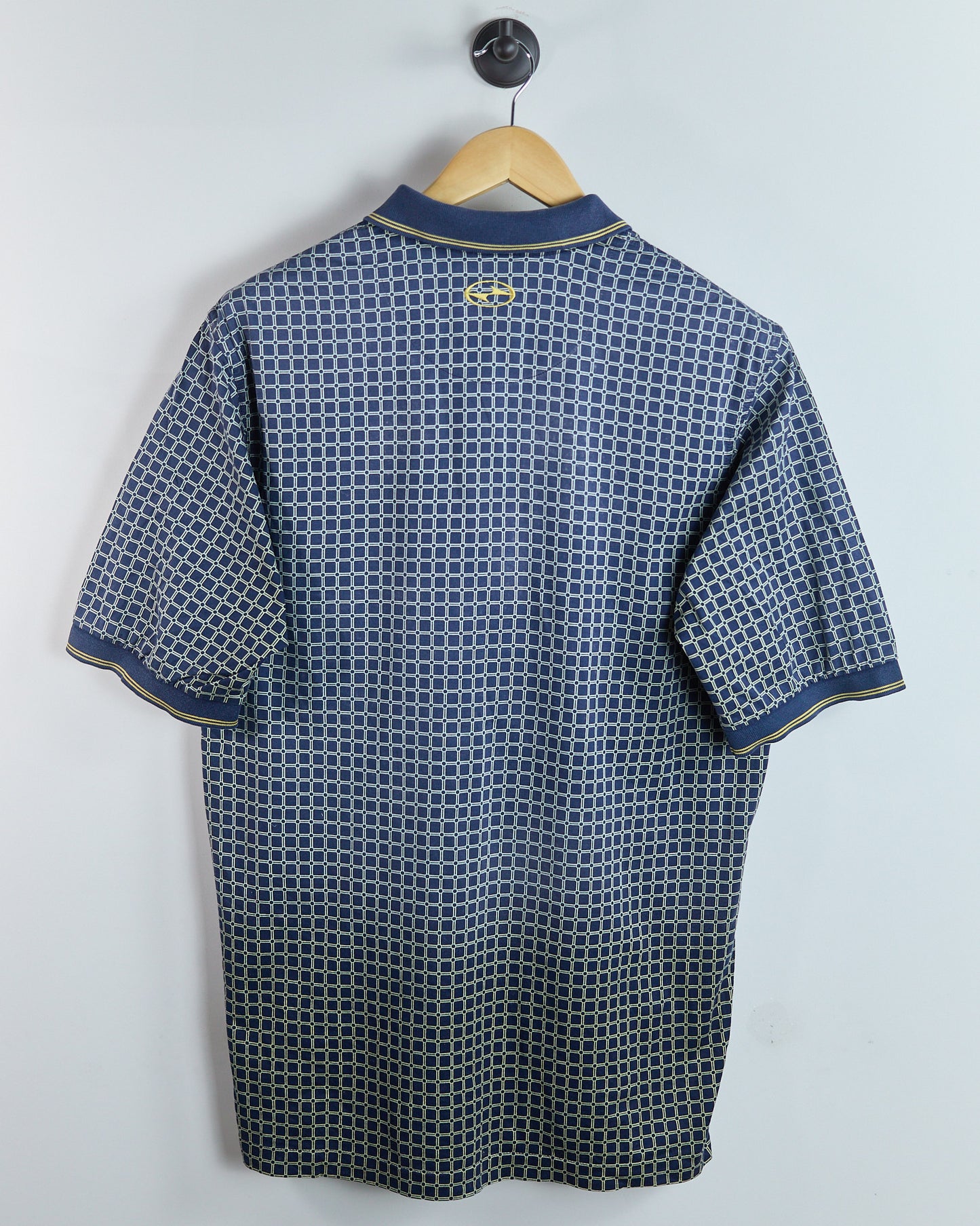 90s Nike Golf Blue/White Polo (M)