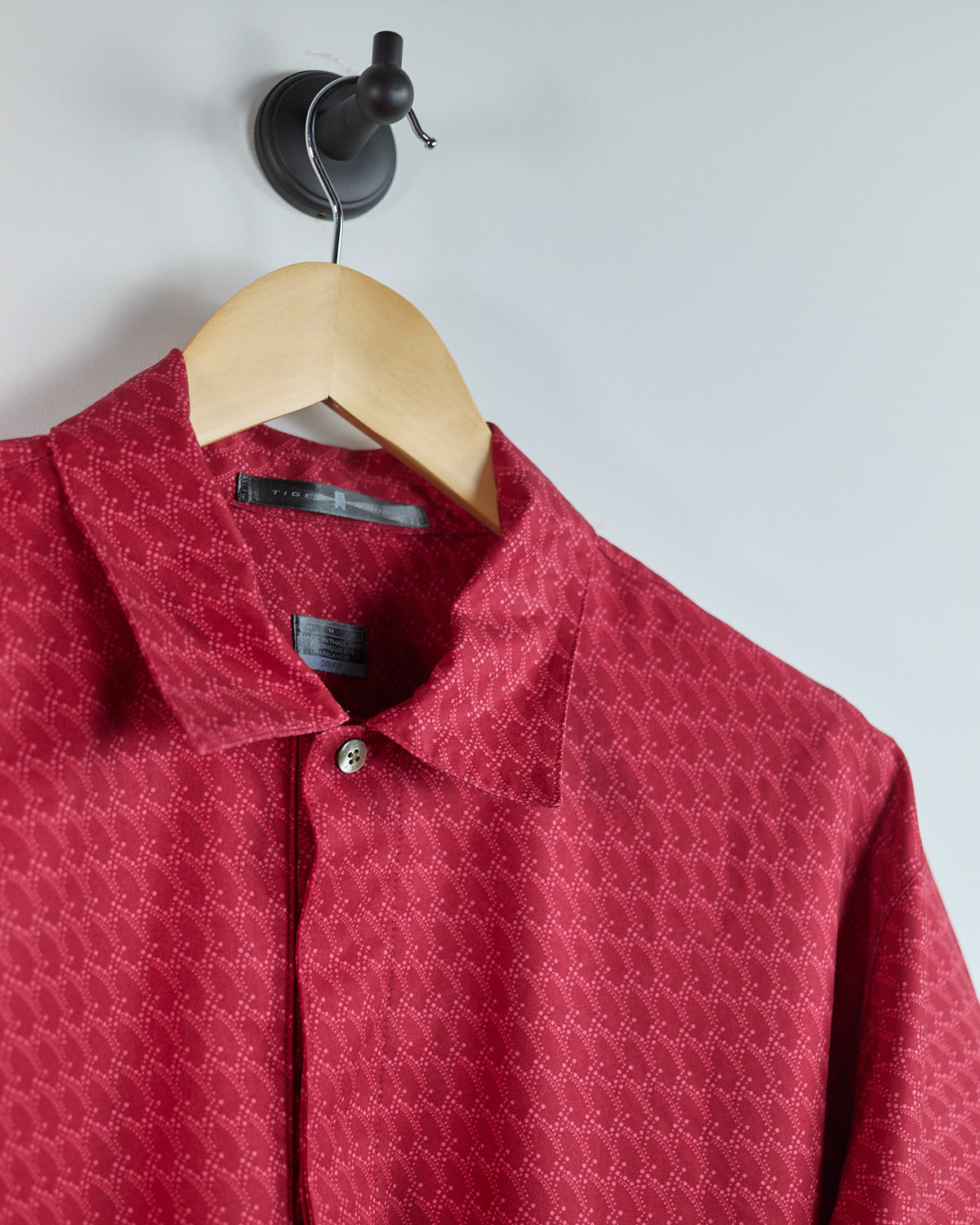 00s Nike Golf Tiger Woods Red/Pink Polo (M)
