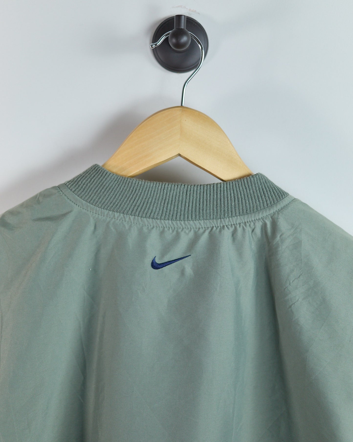 90s Nike Golf Shield Logo Green Windbreaker Vest (XL)