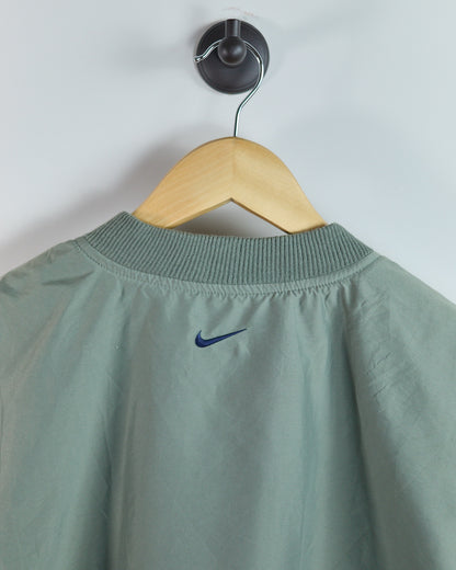90s Nike Golf Shield Logo Green Windbreaker Vest (XL)