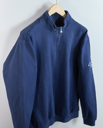 90s Nike Golf Shield Logo Quarter Zip Jumper (L, but M)