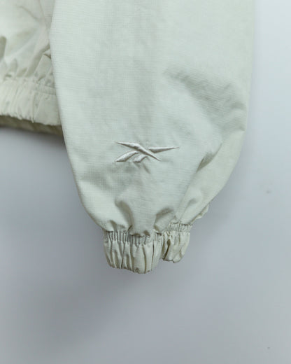 Early 90s Reebok Cream V Neck Windbreaker (M)