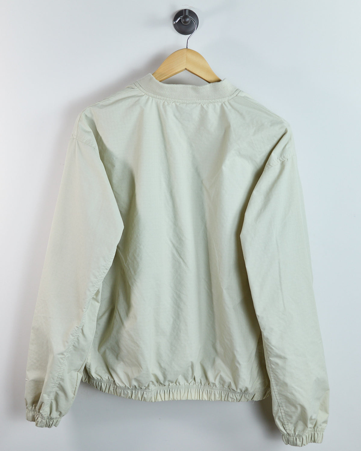 Early 90s Reebok Cream V Neck Windbreaker (M)