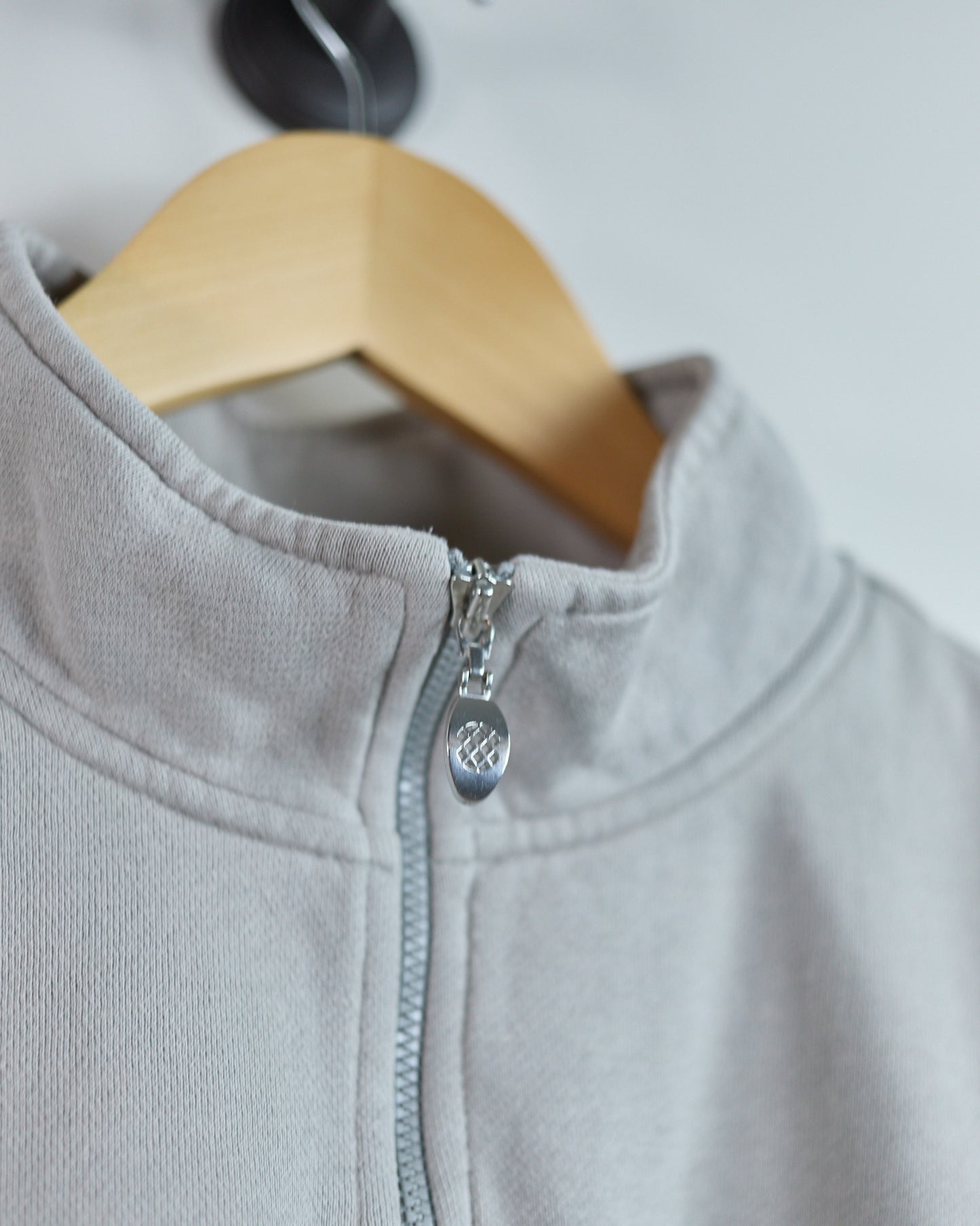 90s Nike Golf Shield Grey Quarter Zip Jumper (L)