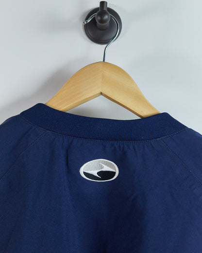 90s Nike Golf Tiger Woods Yin Yang Blue Crew Neck Windbreaker (XL)