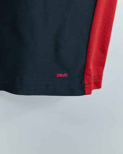 Early 00s Nike Golf Black/Red Polo (L)