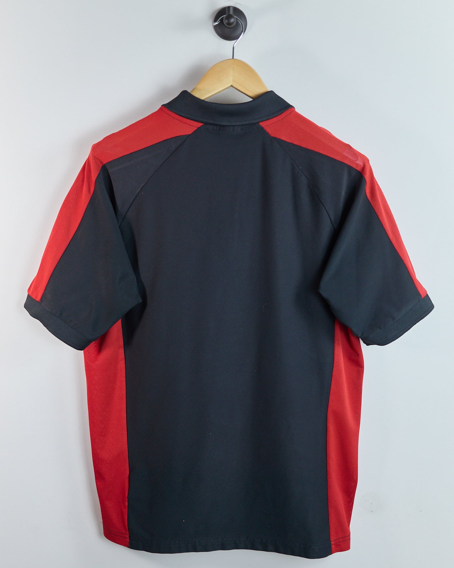 Early 00s Nike Golf Black/Red Polo (L)