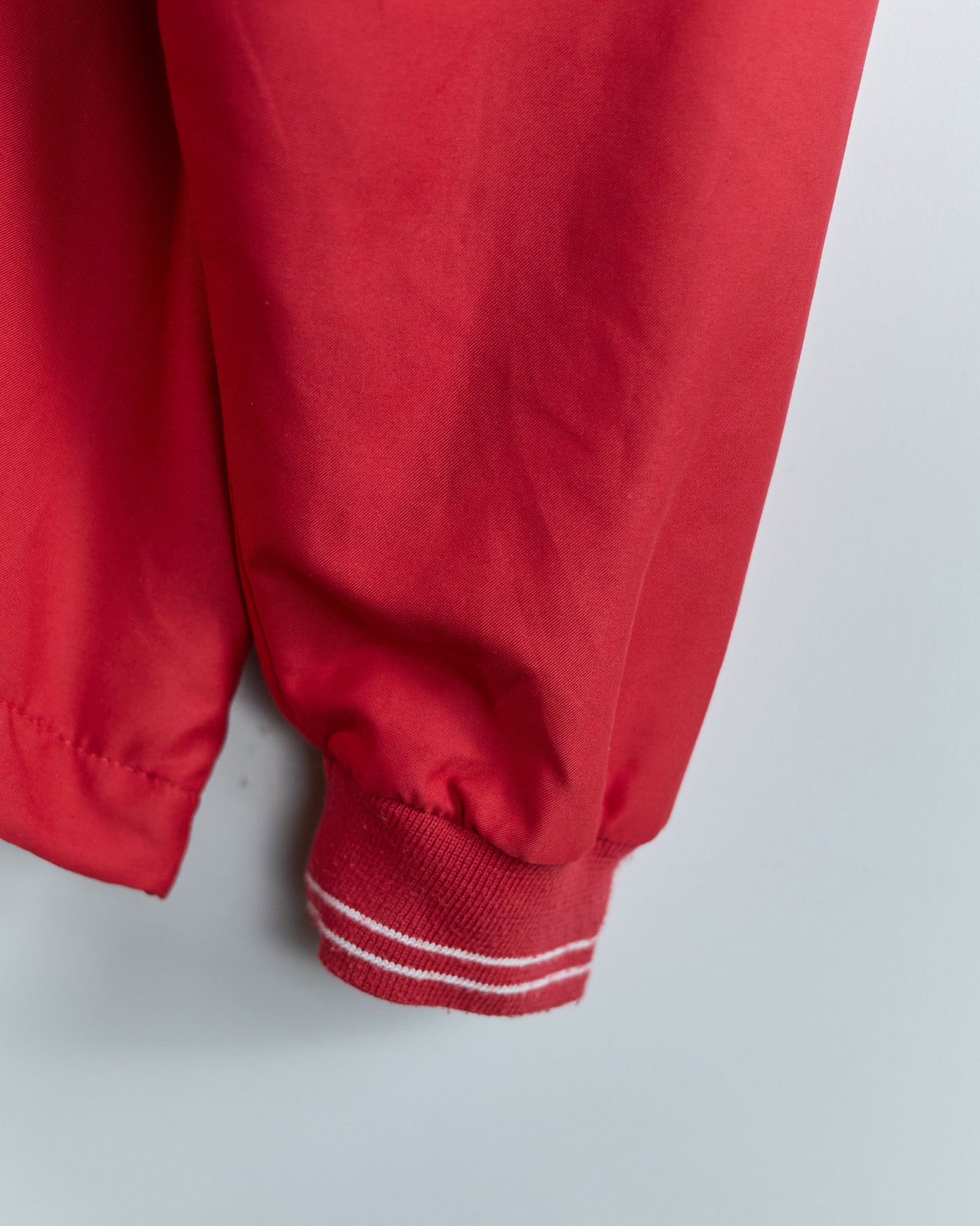 90s Nike Golf Red Long Sleeve Quarter Zip Windbreaker (M)