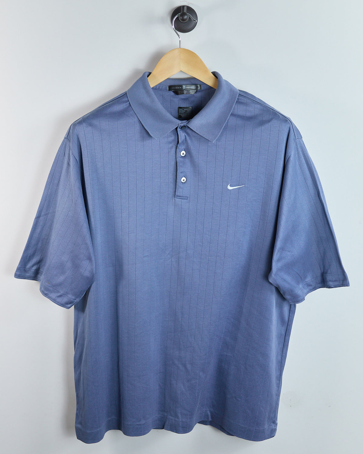 90s Nike Golf Tiger Woods Blue Polo (L)