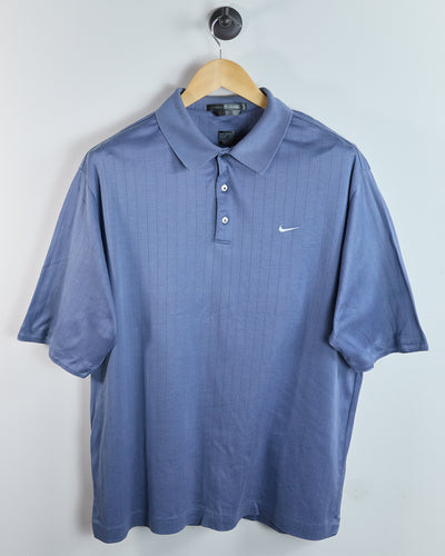 90s Nike Golf Tiger Woods Blue Polo (L)