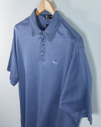 90s Nike Golf Tiger Woods Blue Polo (L)