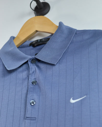 90s Nike Golf Tiger Woods Blue Polo (L)