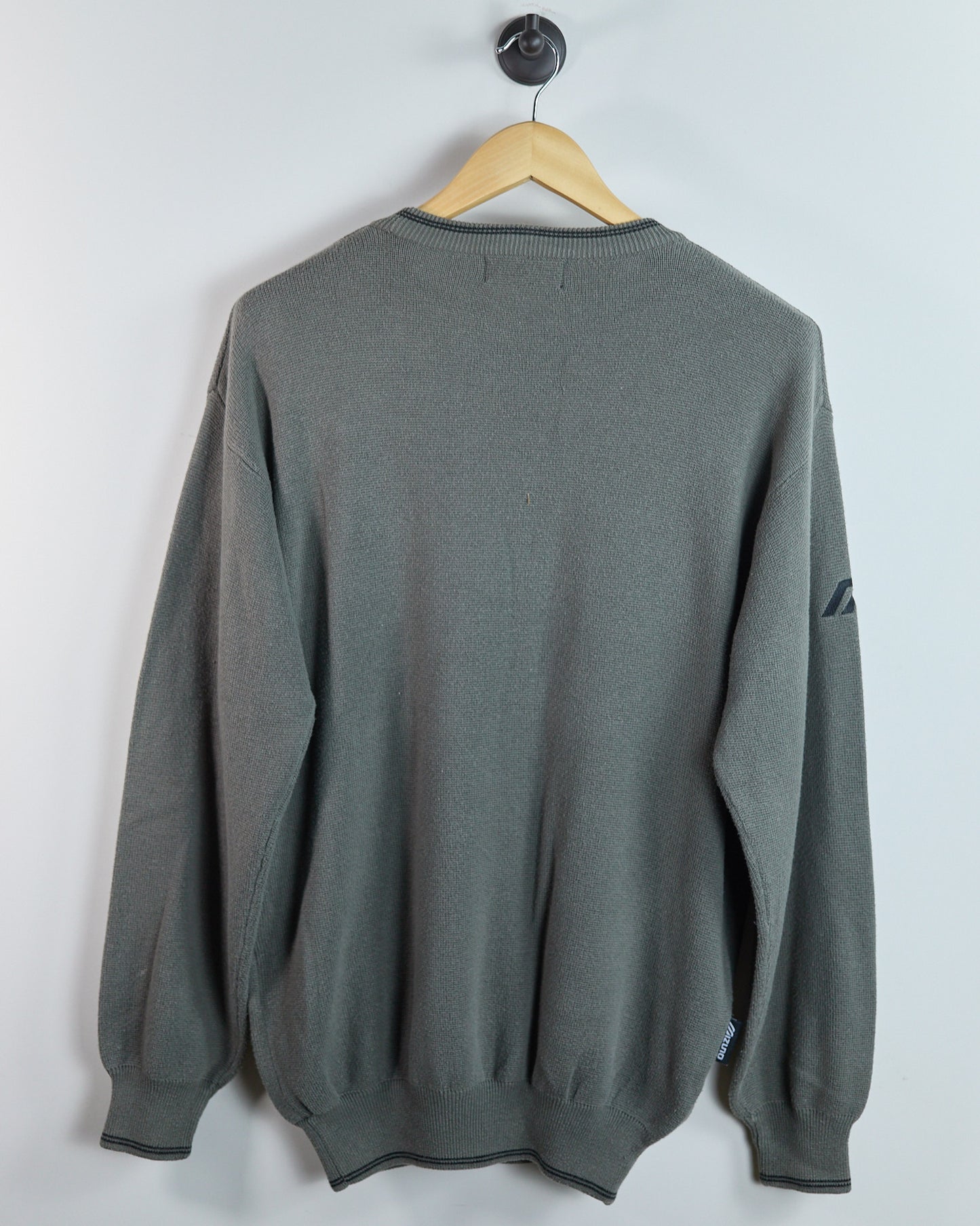90s Mizuno Golf Dark Green/BlackCrew Neck Jumper (L)
