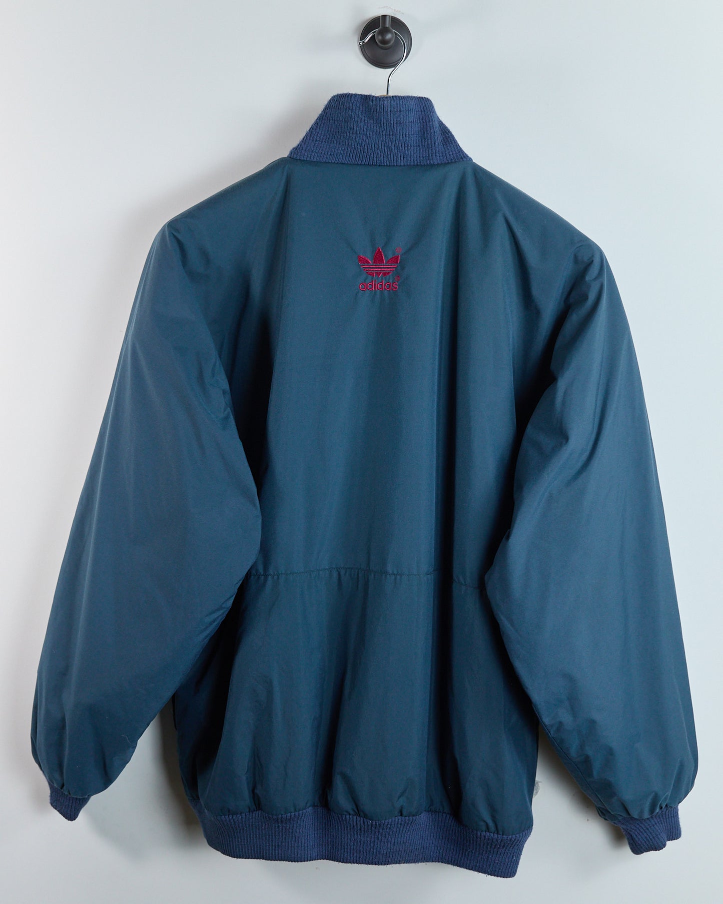 80s to early 90s Adidas Golf Blue Quarter Zip Jacket (M)