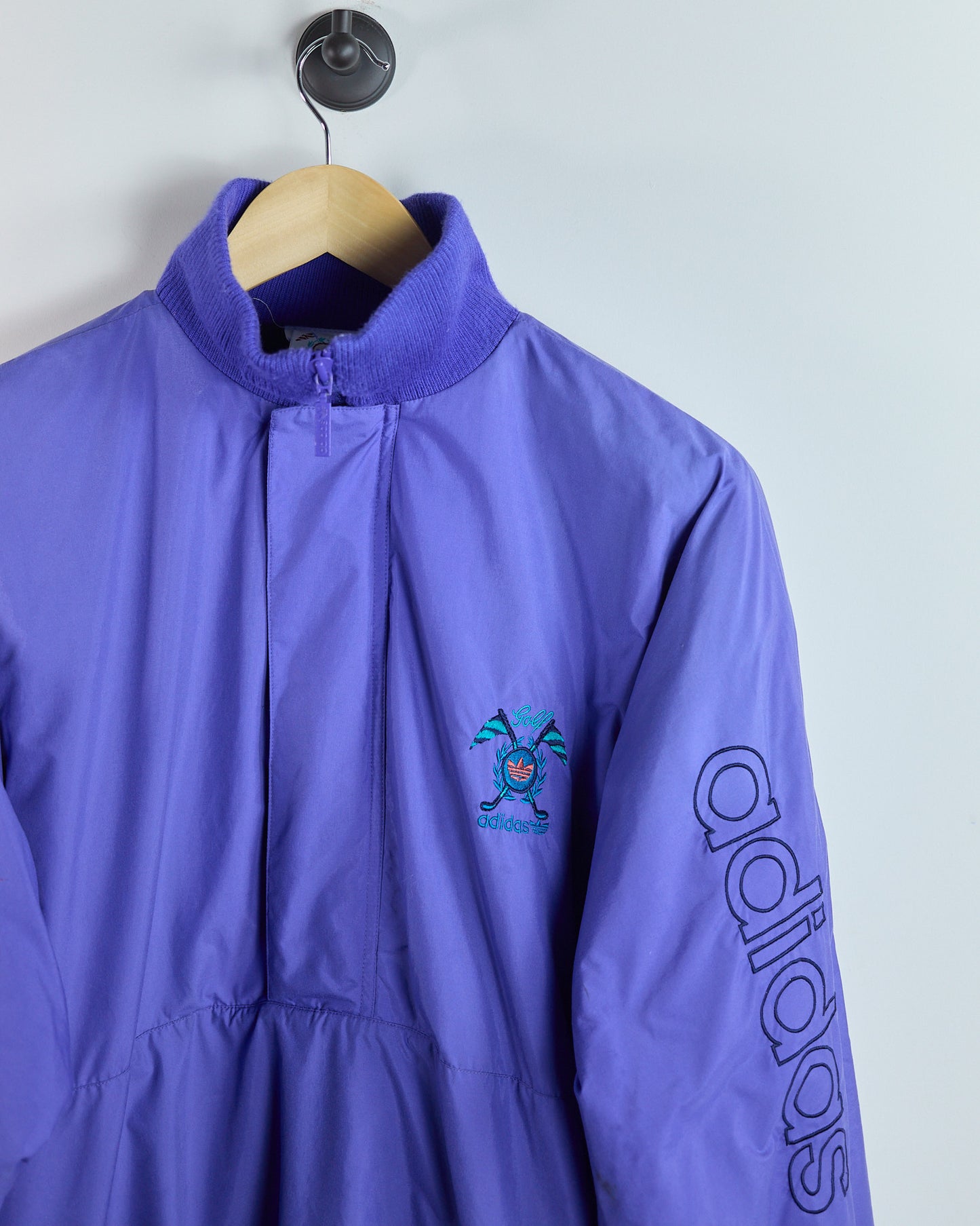 Mid 90s Adidas Golf Purple Half Zip Jacket (M)