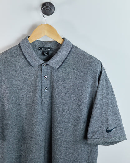 90s Nike Golf Swoosh Grey Polo (L)