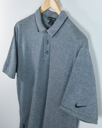 90s Nike Golf Swoosh Grey Polo (L)