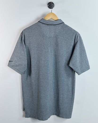 90s Nike Golf Swoosh Grey Polo (L)